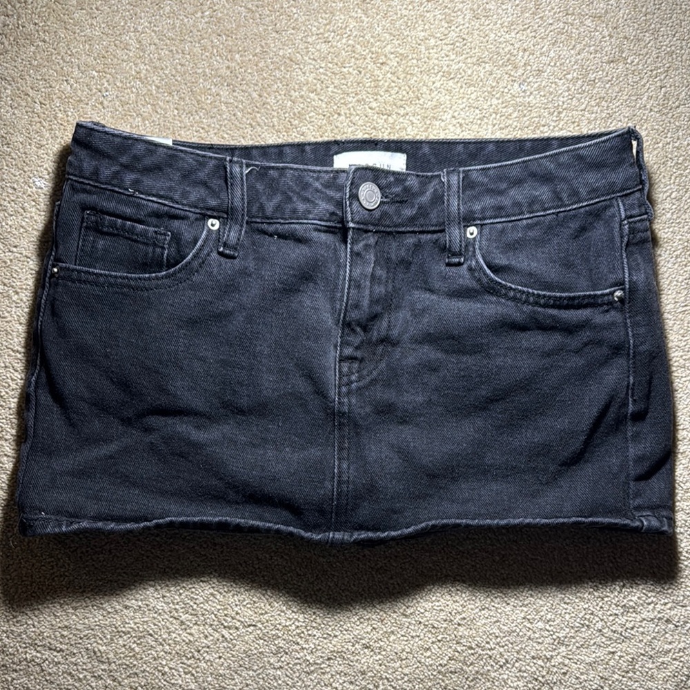 PacSun Black Mini Skirt Casual Night Out